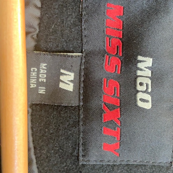 MISS SIXTY Black Hooded Pea Coat - Picture 3 of 4